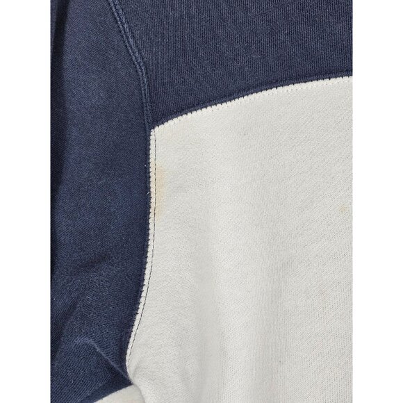 Obey Navy & Cream Hoodie With Red Logo Print Size Small - Picture 10 of 10